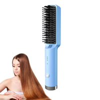 Silky Hair Straightener Brush | Ember And Co