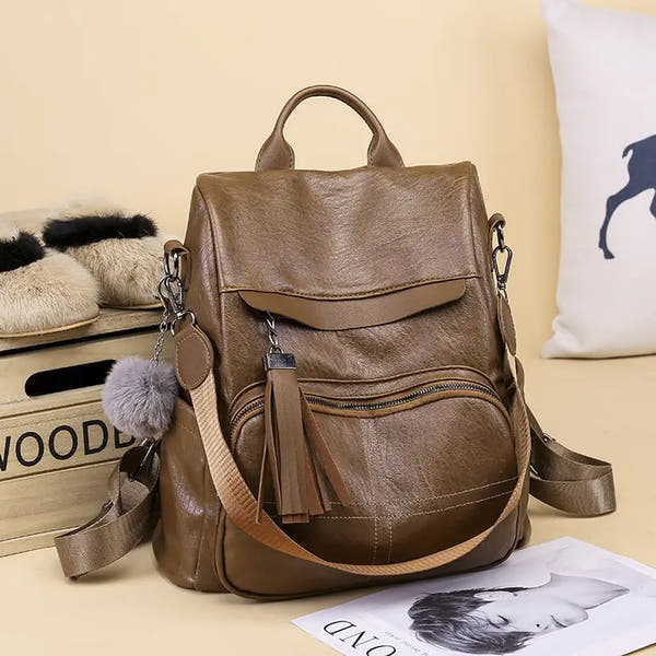 Retro Style Women's Large Capacity Fashion Backpack