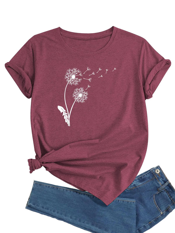 Breezy Bloom Plus Size Tee