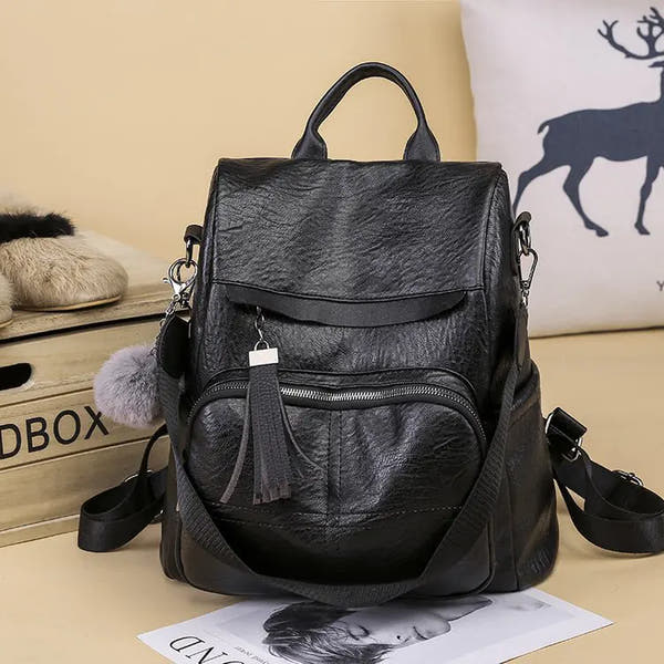 Retro Style Women's Large Capacity Fashion Backpack