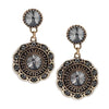 Bloom Charcoal Earrings - Minimal Luxury for Everyday Wear