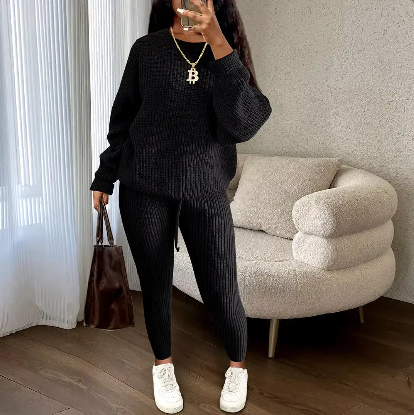 Women's Wool Trousers Suit - Stylish & Warm | Ember And Co