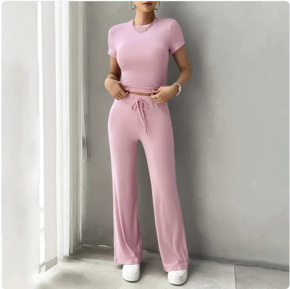 Casual Set For Women - Round Neck Fashion Set | Ember And Co