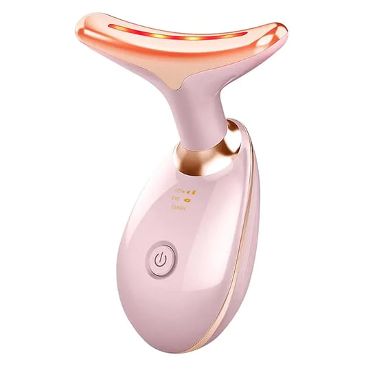 Beauty Facial Massager, 7 Color Wavy Acne Beauty Microcurrent Facial Device Skin Firming for Face Neck Beauty Device