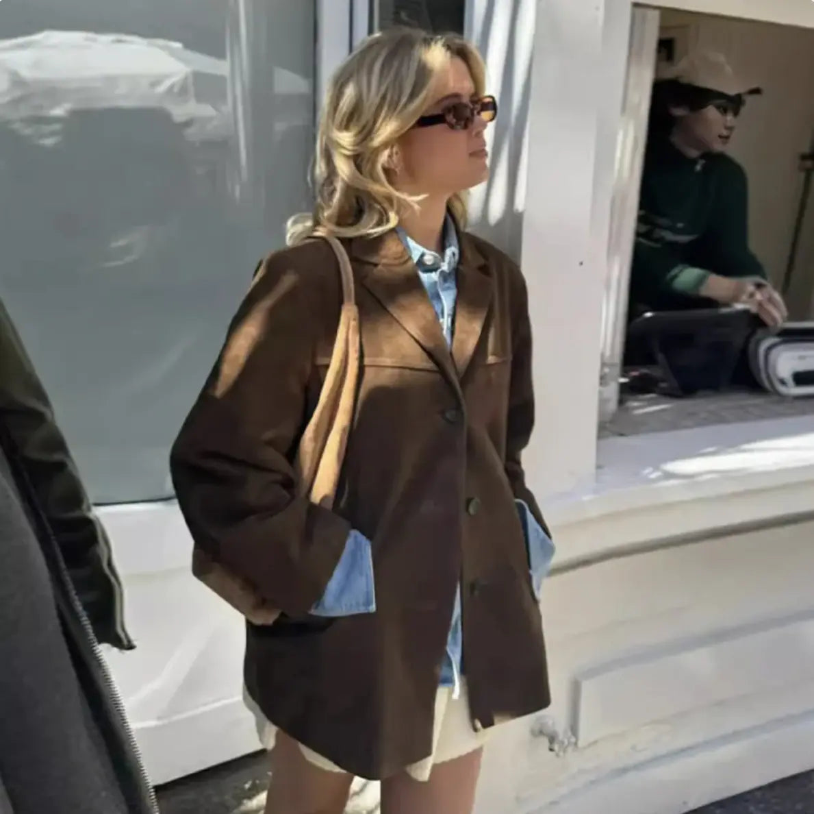 Women's Winter Coat - Double-Breasted Trench | Ember And Co