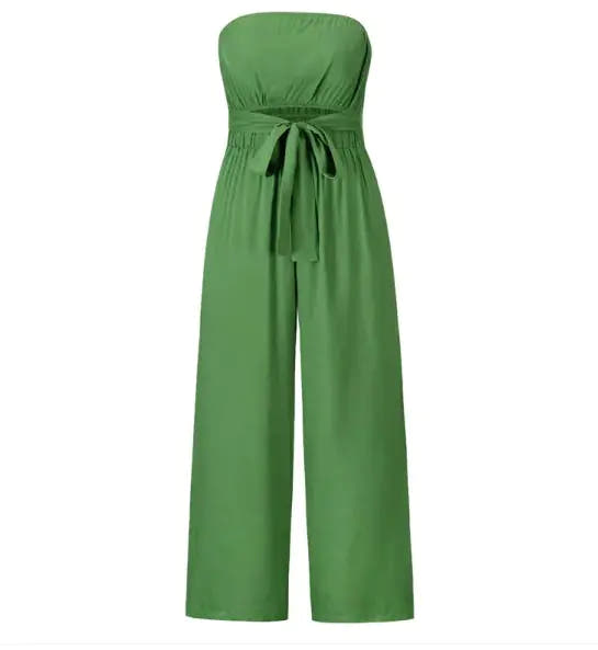 Ribbon Tube Jumpsuit