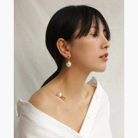 Stylish Minimalist Pearl Stud Earrings