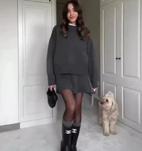 Stylish Knitwear Skirt – Comfortable & Trendy | Ember And Co